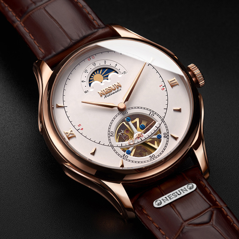 Luxury Watch German - Automatic Mechanical Watch Switzerland NESUN Tourbillon