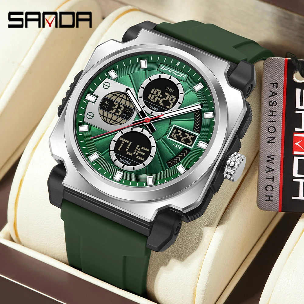 Luxury Watch Shop - SANDA Men's Electronic Watch Outdoor Sports