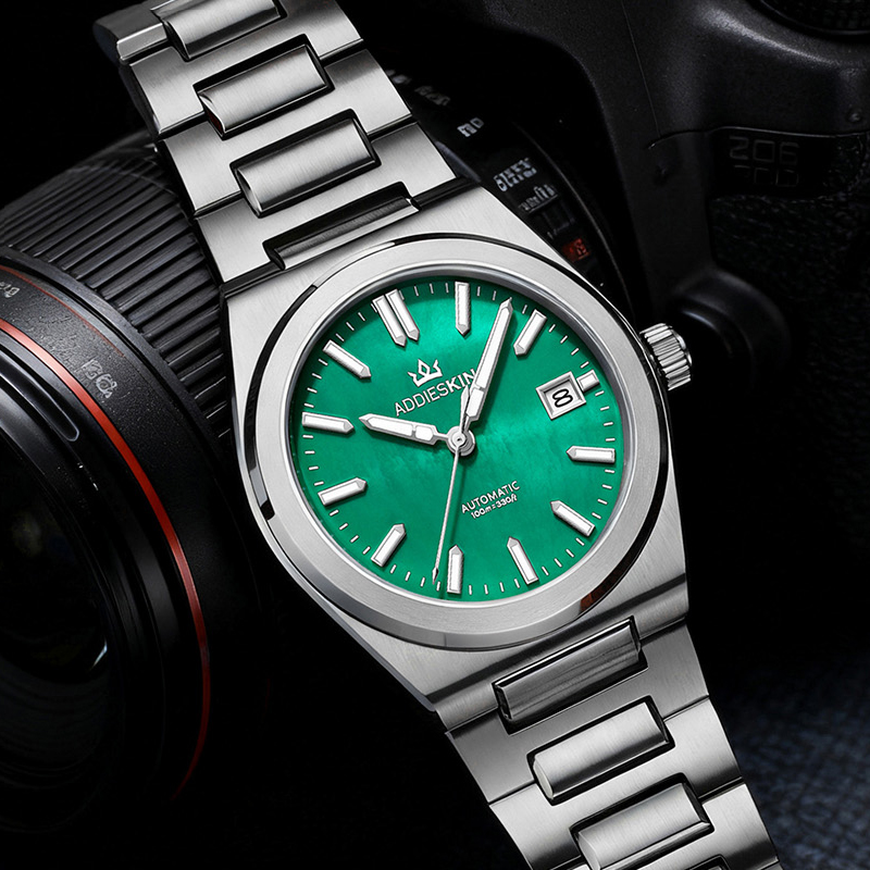 ADDIESKIN K008 Green Mother of - Luxury Watch Second Hand recension och pris