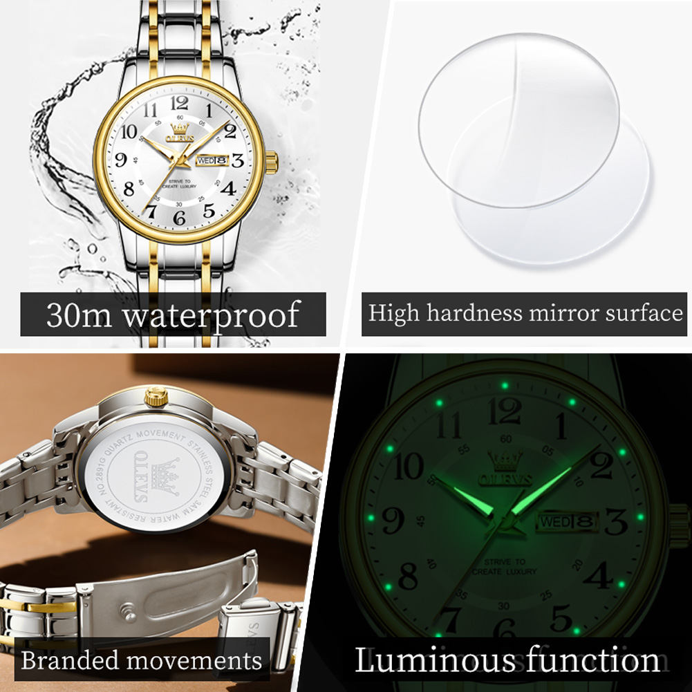 OLEVS 2891 Luxury Brand Fashio - Luxury Watch Index recension och pris
