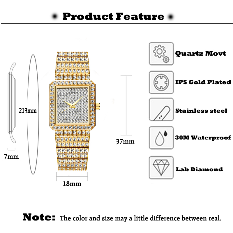 MISSFOX Diamond Watch For Wome - Luxury Watch Index recension och pris