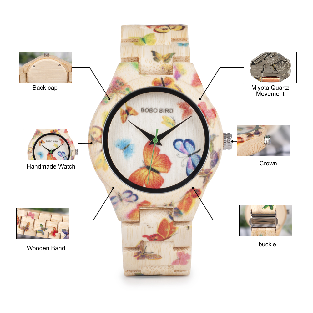 BOBO BIRD Wood Women Watches L - Luxury Watch Ladies recension och pris