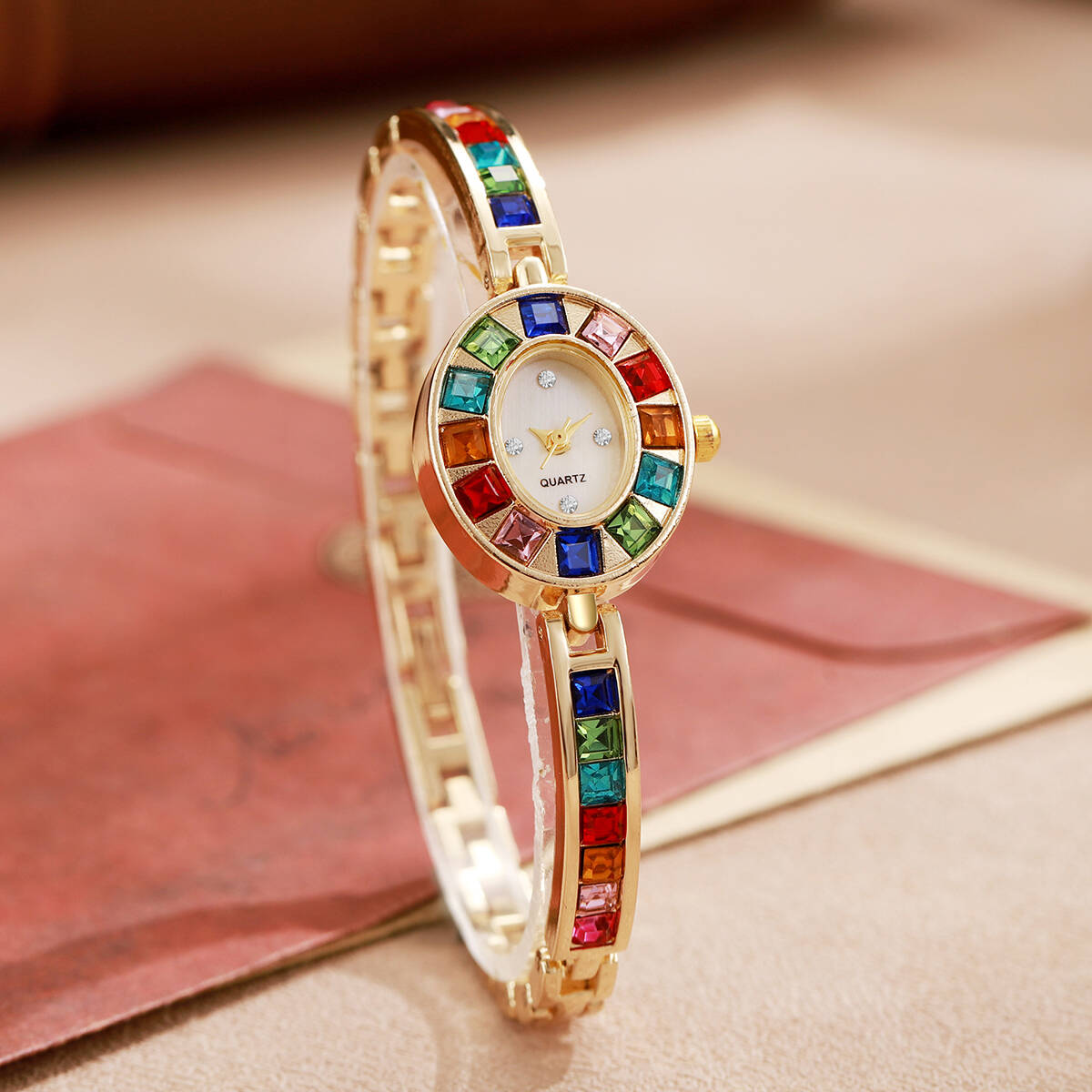 2PCS/Set Luxury Rhinestone Wom - Luxury Watch Ladies recension och pris