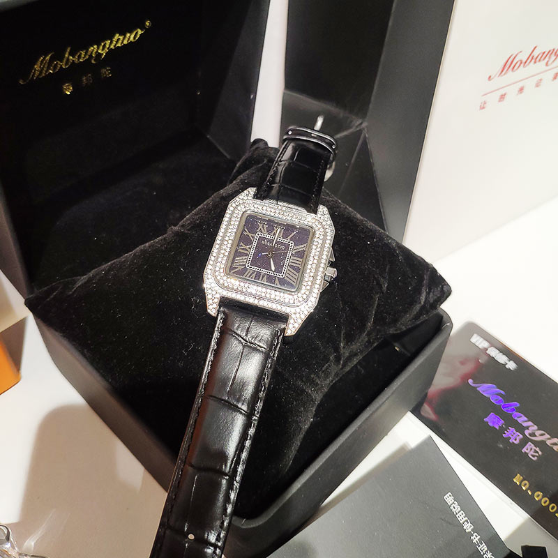 Square Crystal Women Watches Q - Luxury Watch Index recension och pris