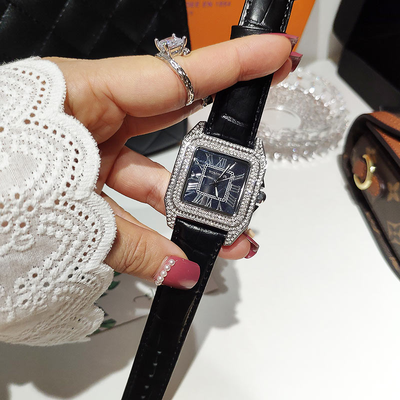 Square Crystal Women Watches Q - Luxury Watch Index recension och pris