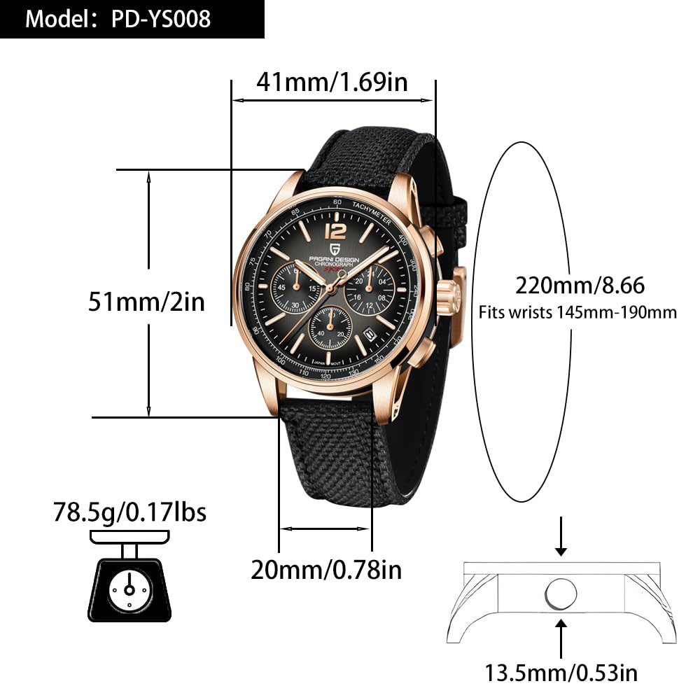 PAGANI DESIGN New Mens Watch 4 - Luxury Watch Index recension och pris