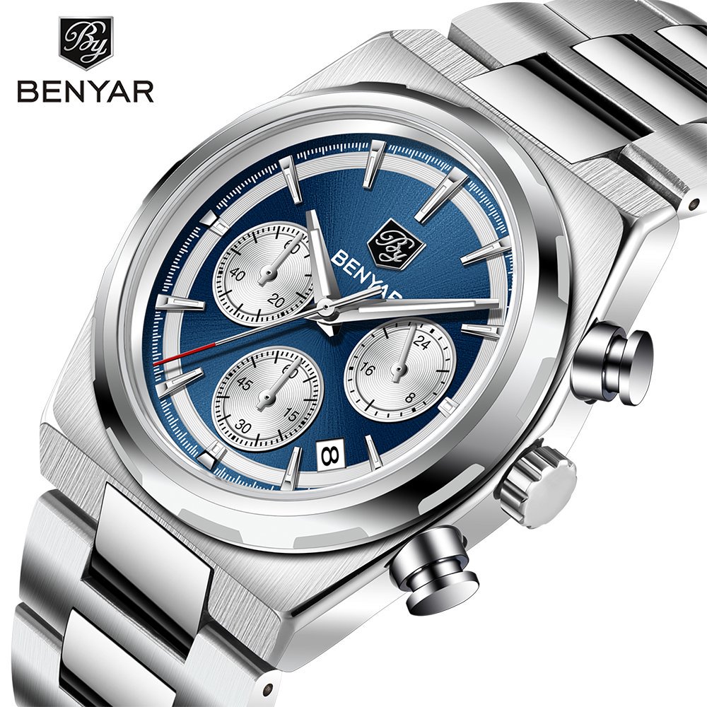 BENYAR 40MM Men's Multifunctio - Luxury Watch Second Hand recension och pris