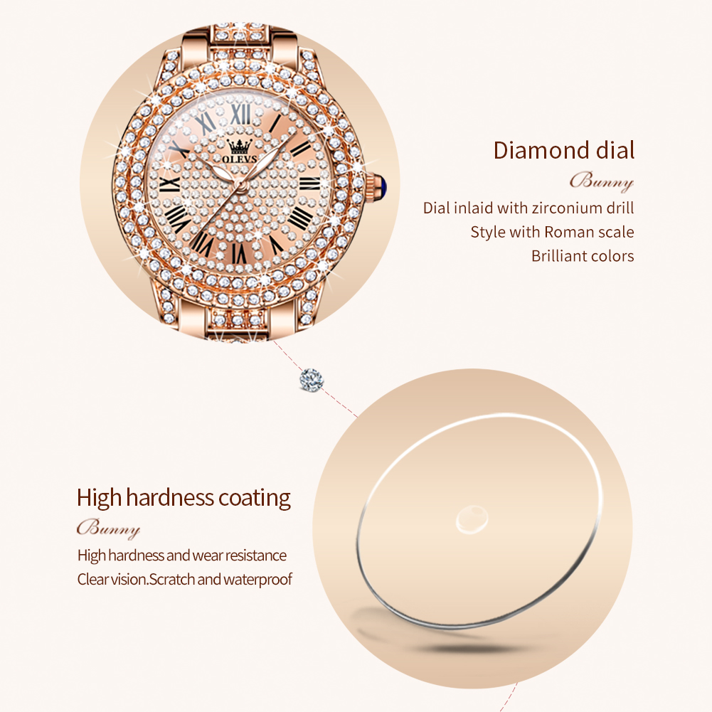 OLEVS 9943 Luxury All Diamond  - Luxury Watch Ladies recension och pris